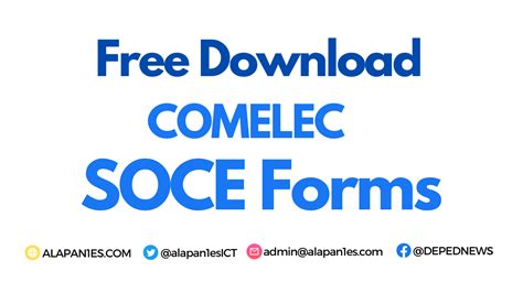 soce form download 2023 comelec
